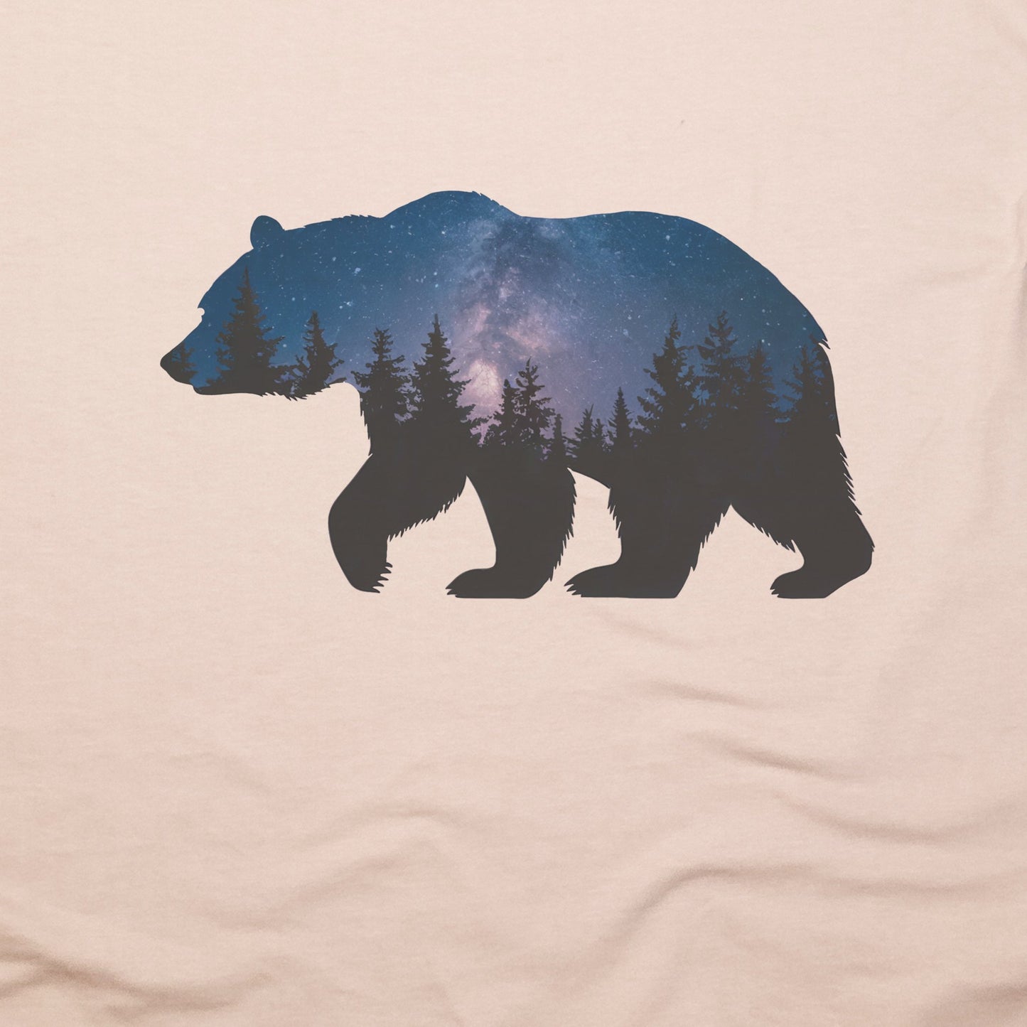 Bear Night Silhouette T-Shirt