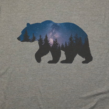 Bear Night Silhouette T-Shirt