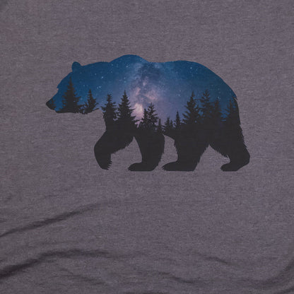 Bear Night Silhouette T-Shirt