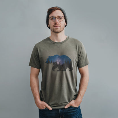 Bear Night Silhouette T-Shirt