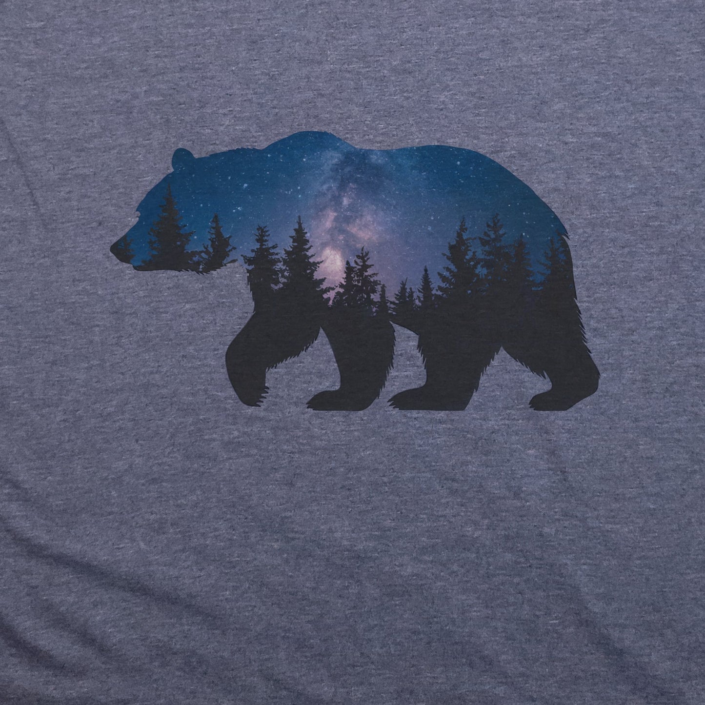 Bear Night Silhouette T-Shirt