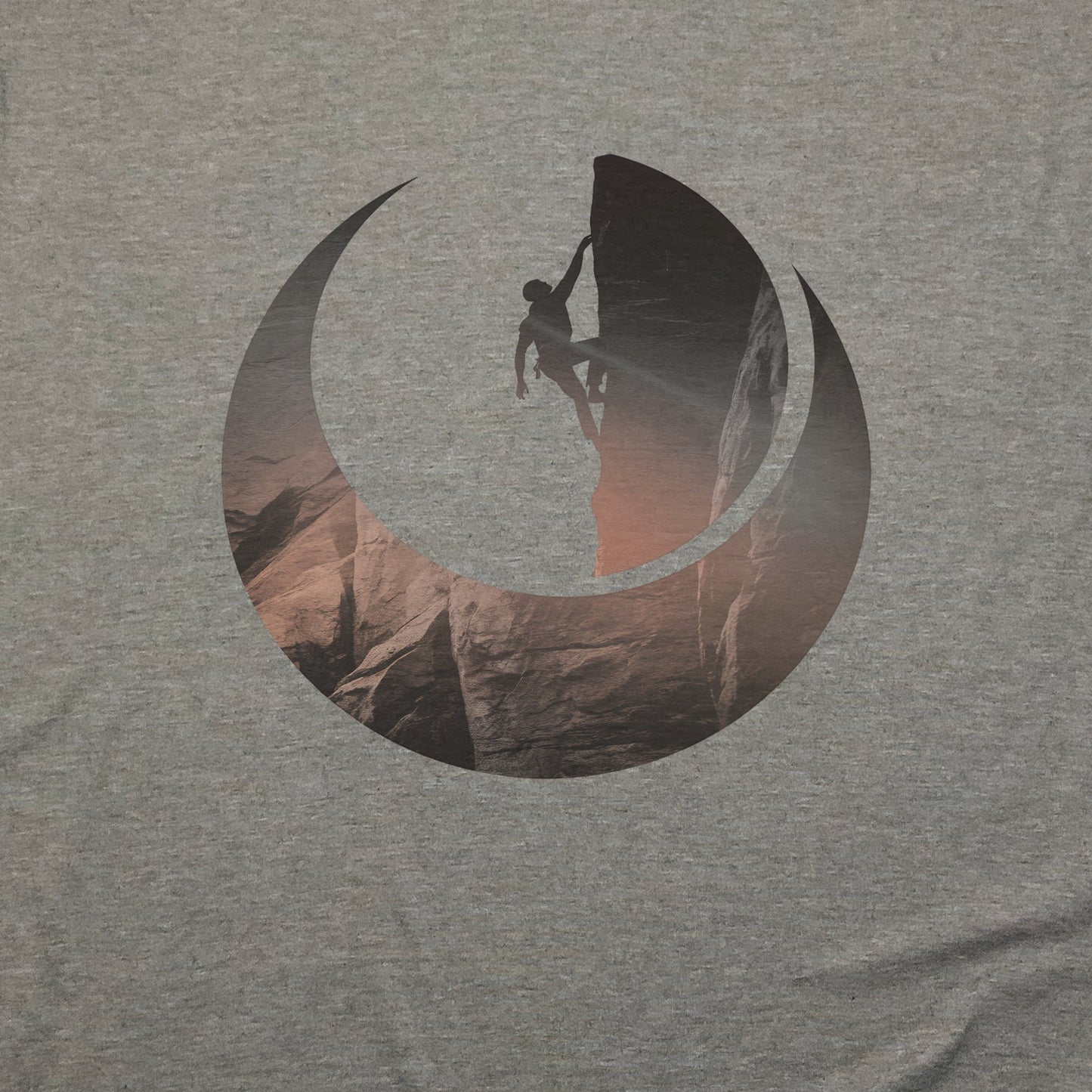 Rock Climber Silhouette T-Shirt