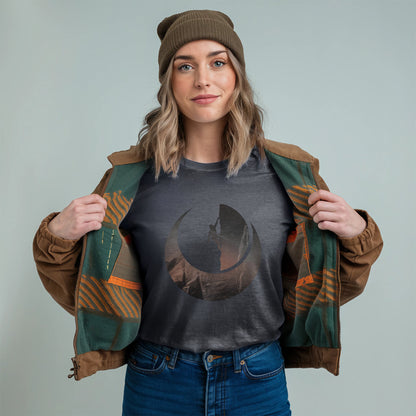 Rock Climber Silhouette T-Shirt