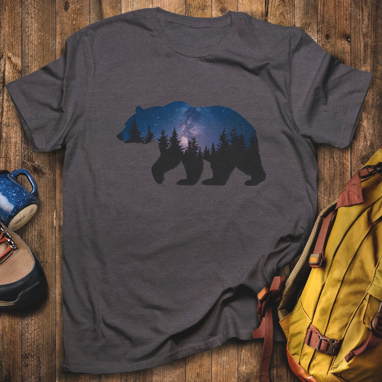 Bear Night Silhouette T-Shirt