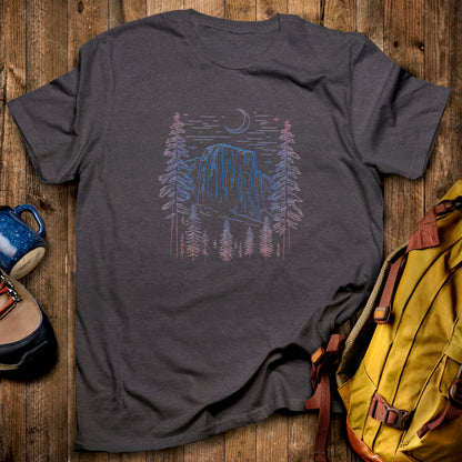 Yosemite Half Dome at Night T-Shirt