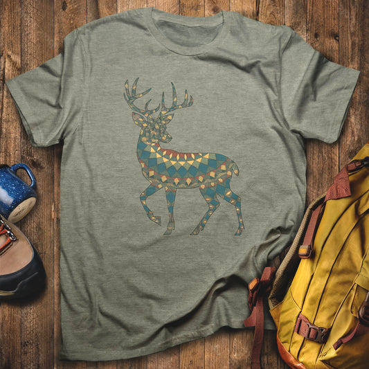 Deer Southwestern Mosaic T-Shirt