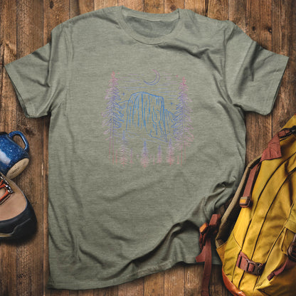 Yosemite Half Dome at Night T-Shirt