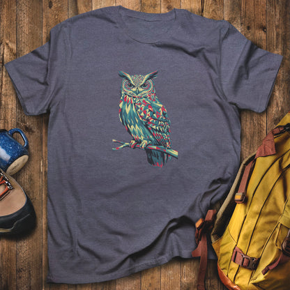 Horned Owl Mosaic T-Shirt