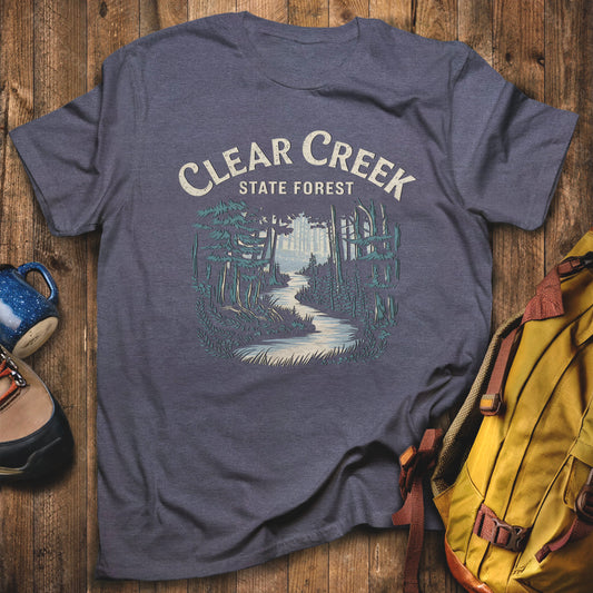 Clear Creek State Forest T-Shirt