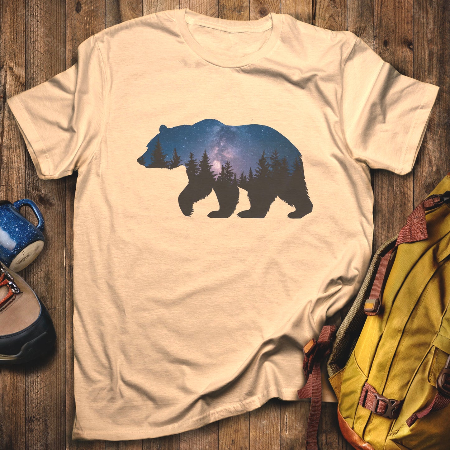 Bear Night Silhouette T-Shirt