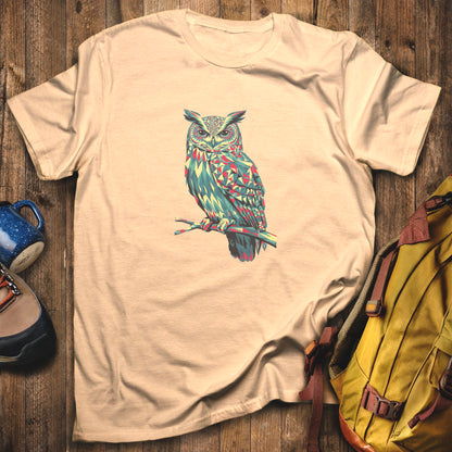 Horned Owl Mosaic T-Shirt