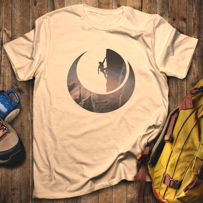 Rock Climber Silhouette T-Shirt