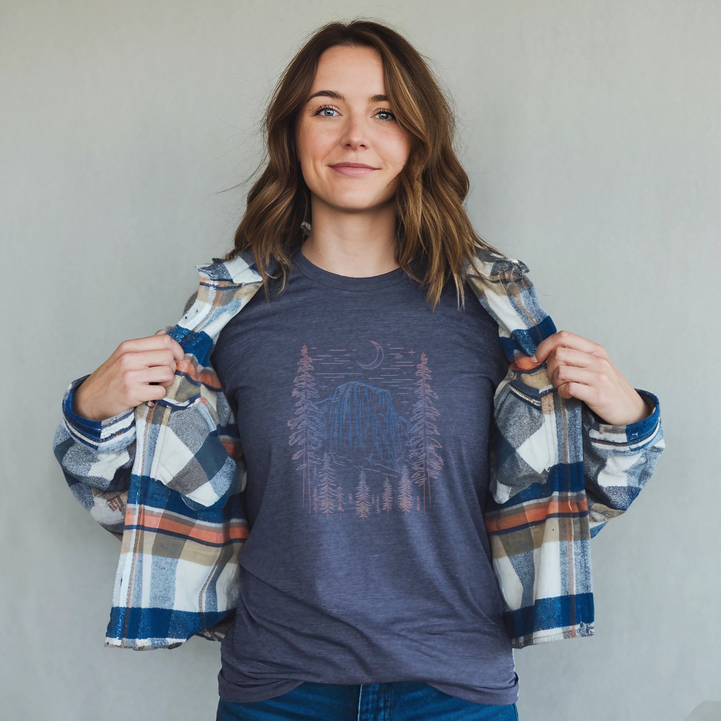 Yosemite Half Dome at Night T-Shirt