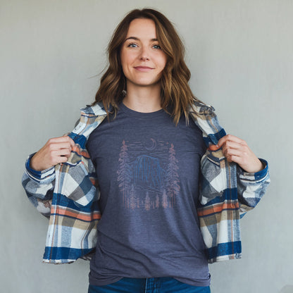 Yosemite Half Dome at Night T-Shirt