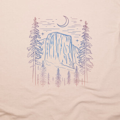 Yosemite Half Dome at Night T-Shirt