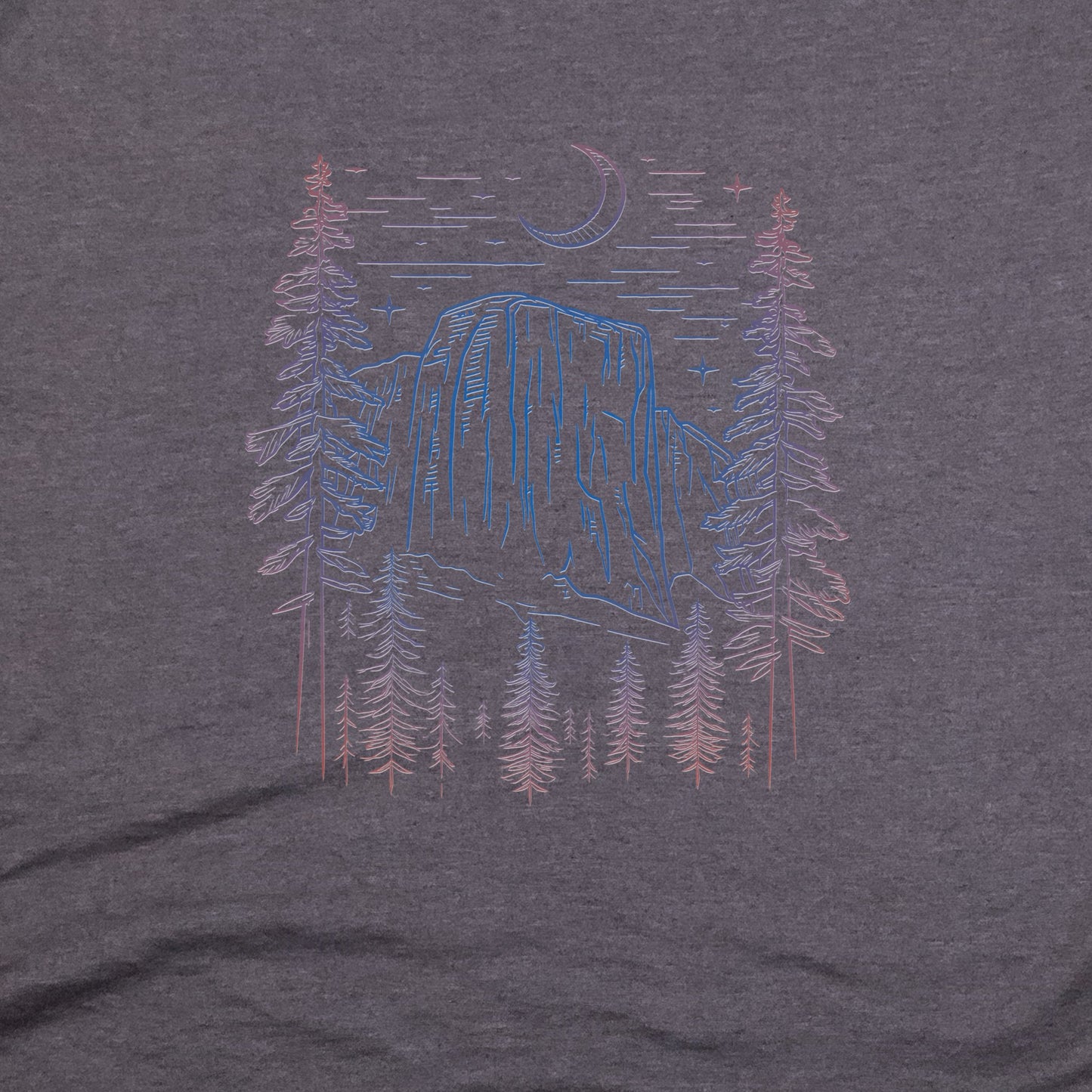 Yosemite Half Dome at Night T-Shirt