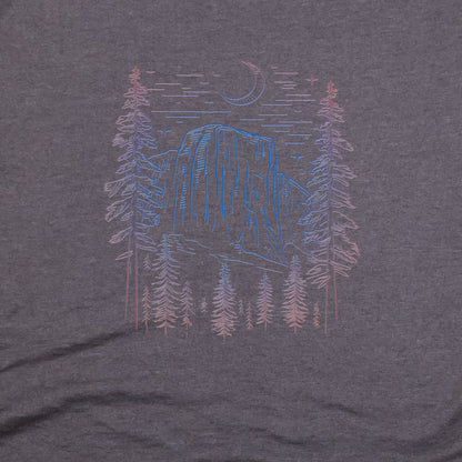 Yosemite Half Dome at Night T-Shirt